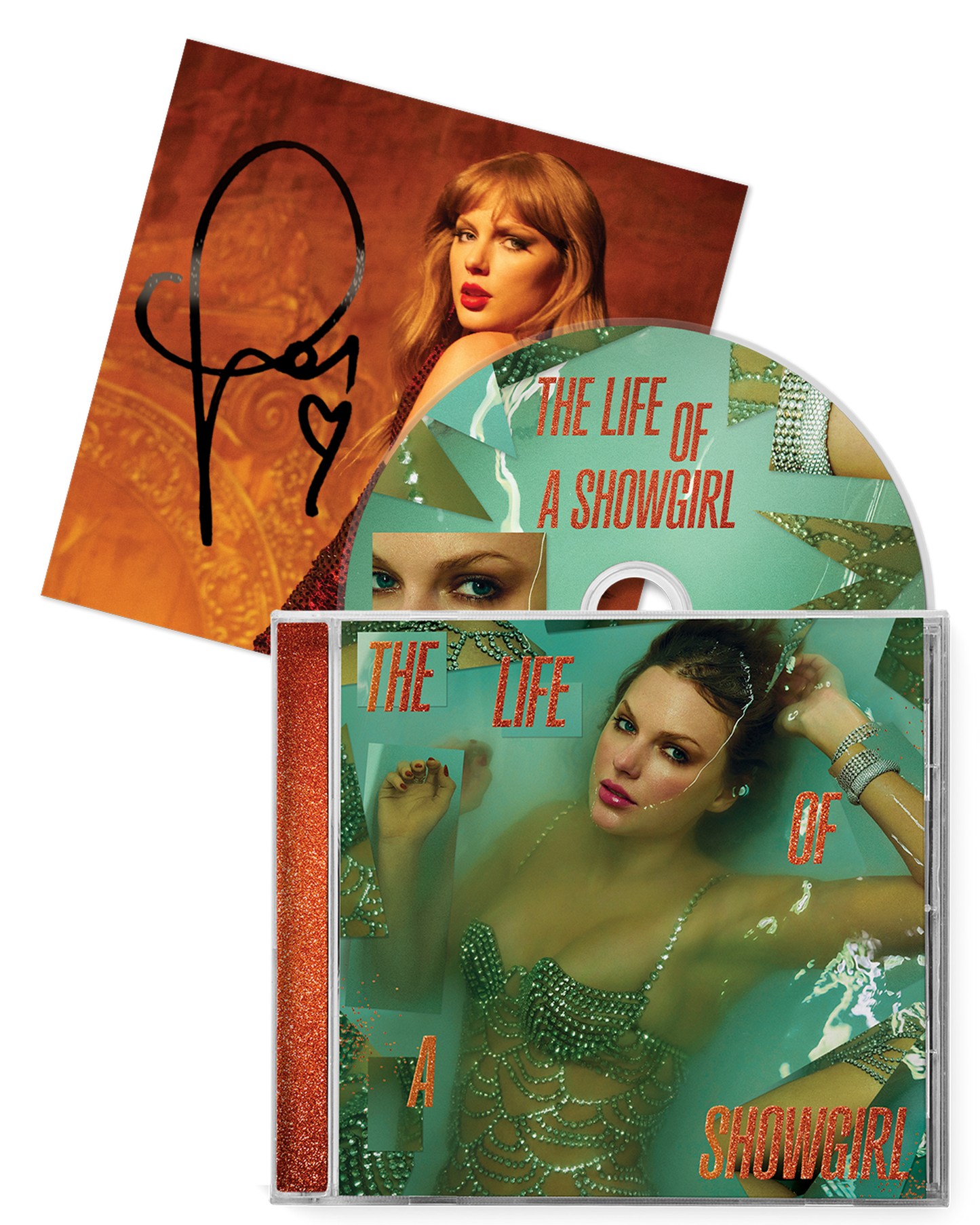 Taylor Swift - The Life of a Showgirl - CD con inserto firmado