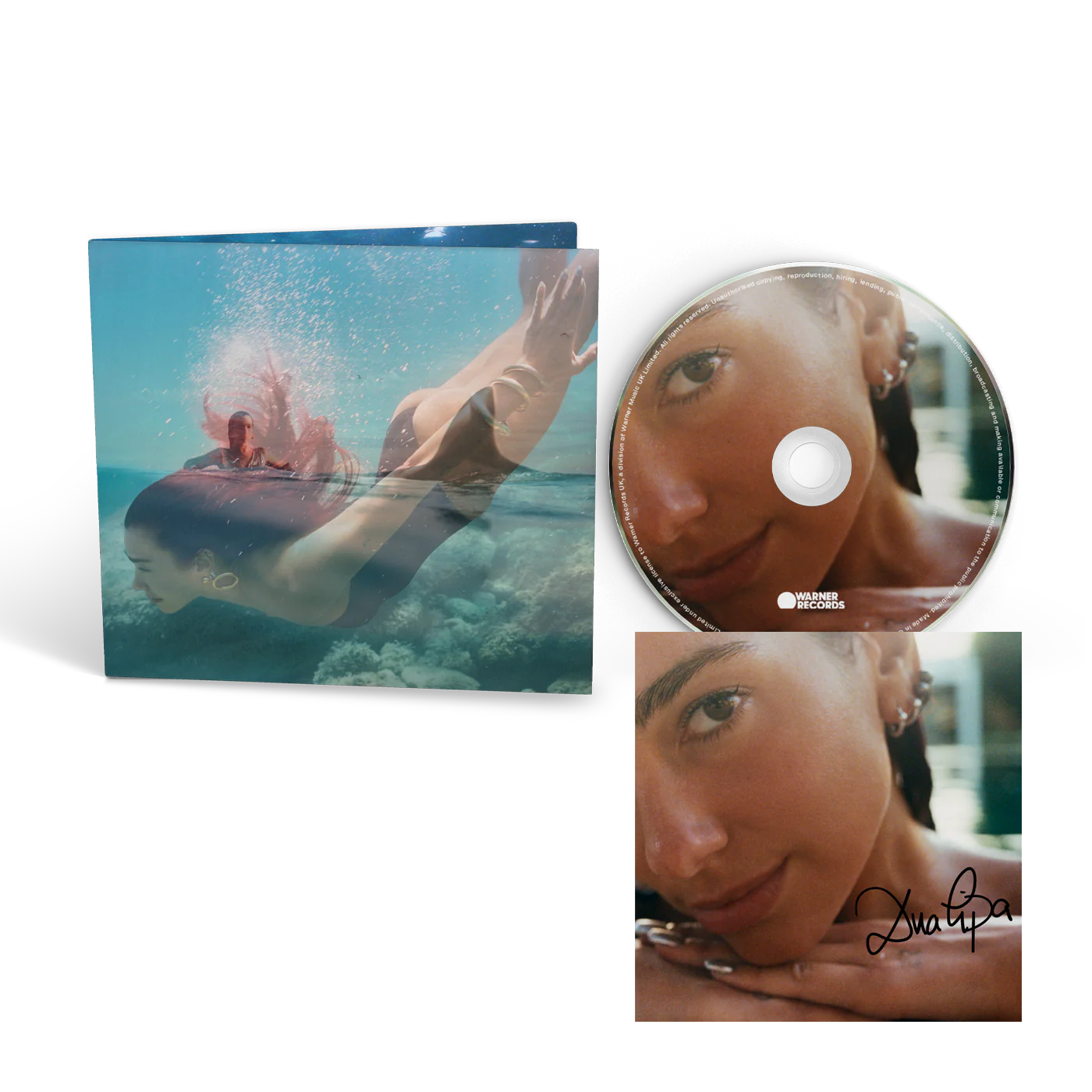 Dua Lipa - radical optimism
lenticular cd + signed artcard