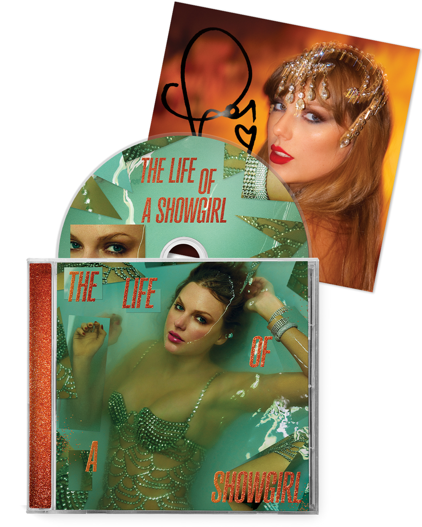 Taylor Swift - The Life of a Showgirl - CD con inserto firmado