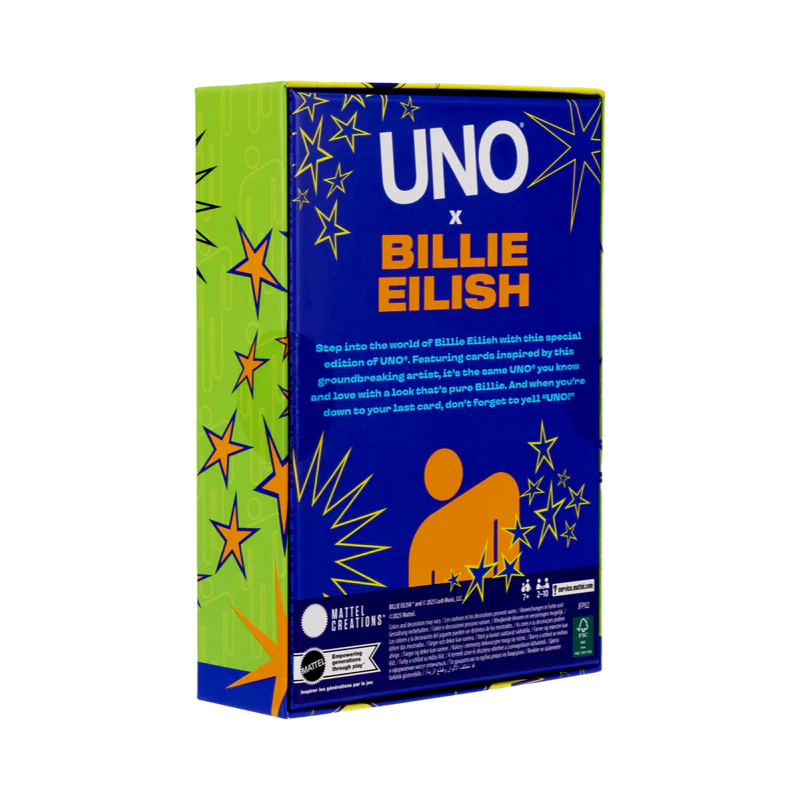 Billie Eilish - UNO Canvas™ cartas de juego - Edición Limitada