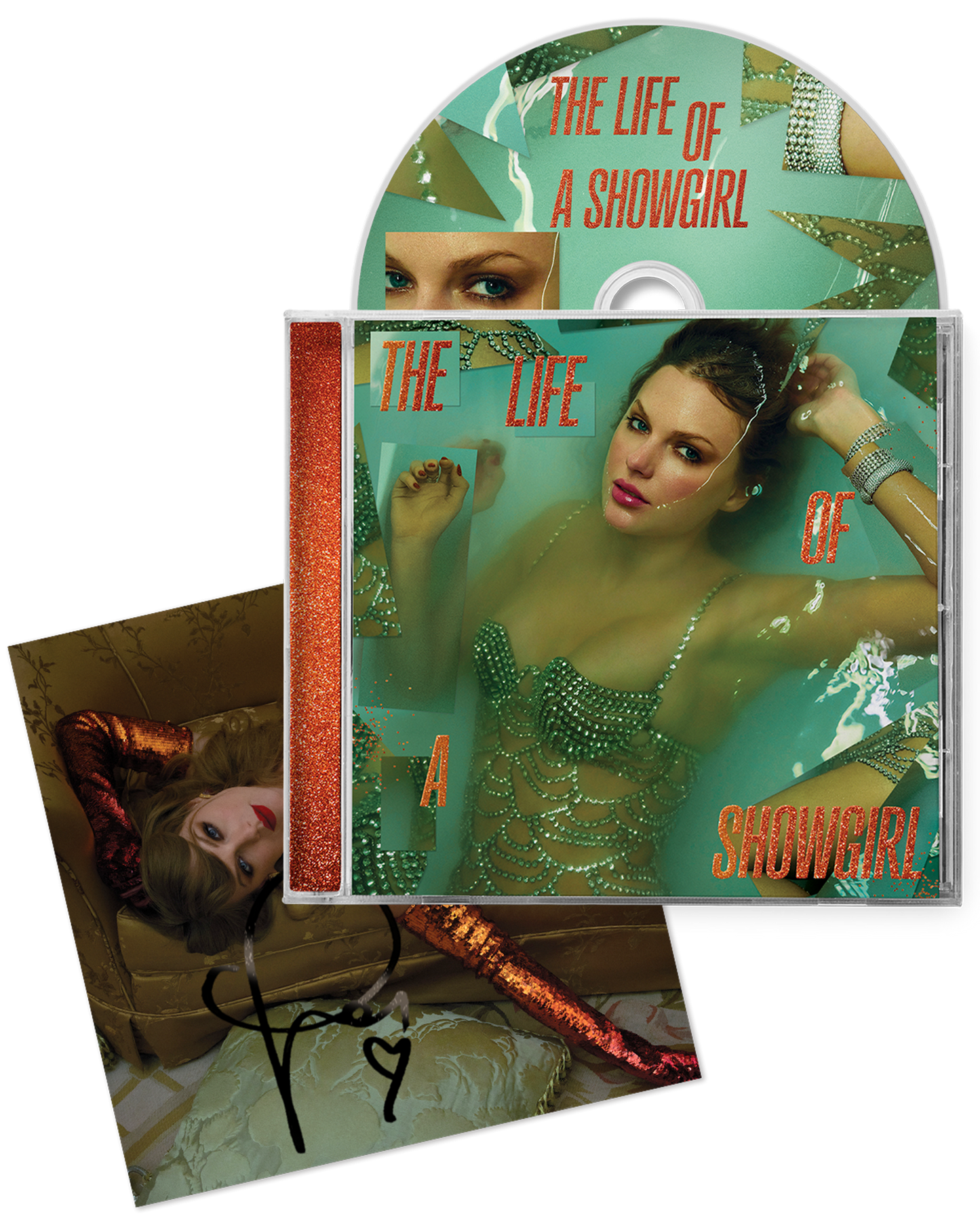 Taylor Swift - The Life of a Showgirl - CD con inserto firmado