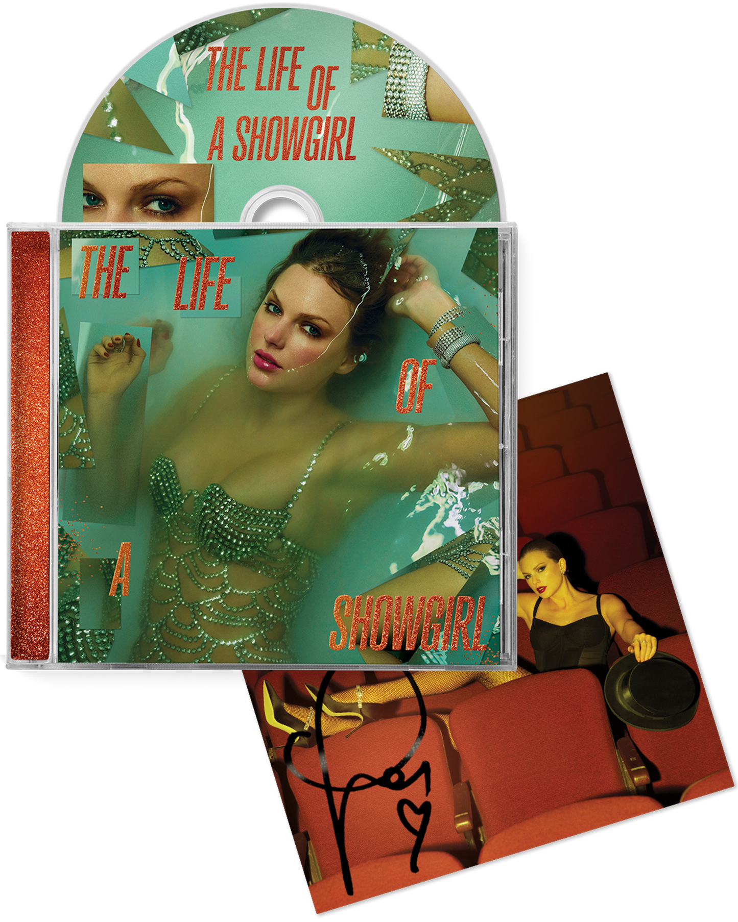 Taylor Swift - The Life of a Showgirl - CD con inserto firmado