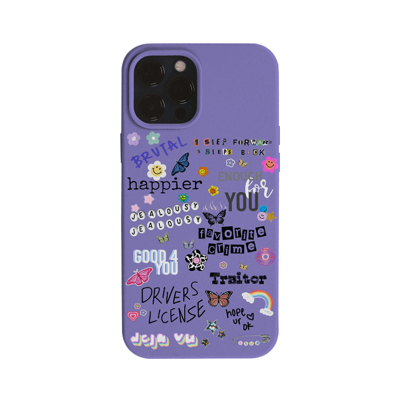 Olivia Rodrigo - Sour tracklist - Estuche para teléfono / Honor