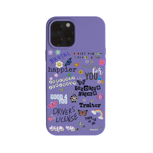 Olivia Rodrigo - Sour tracklist - Estuche para teléfono / Motorola