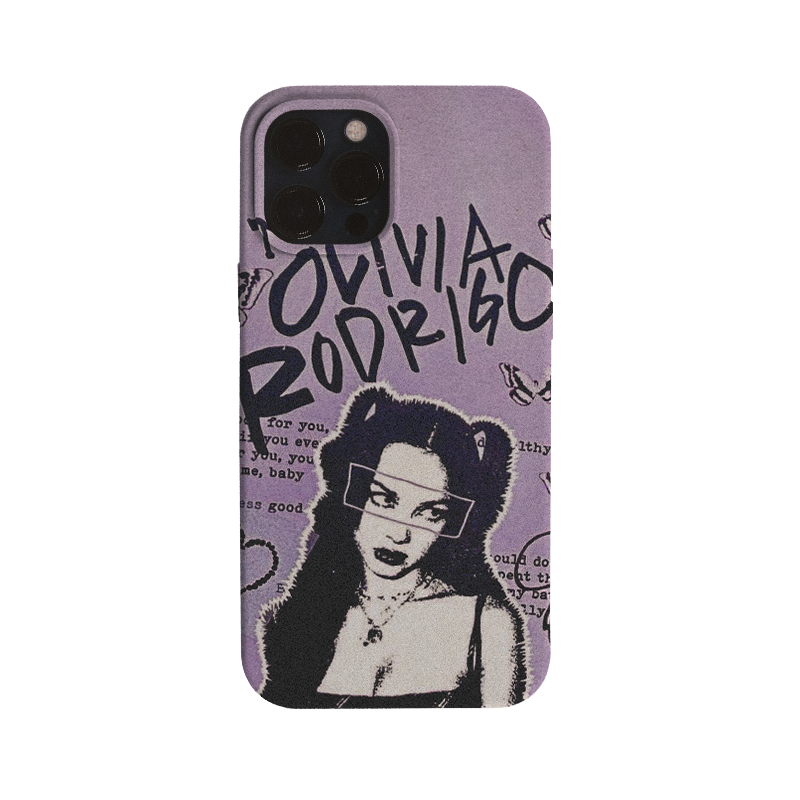 Olivia Rodrigo - Self-titled purple  - Estuche para teléfono / Honor