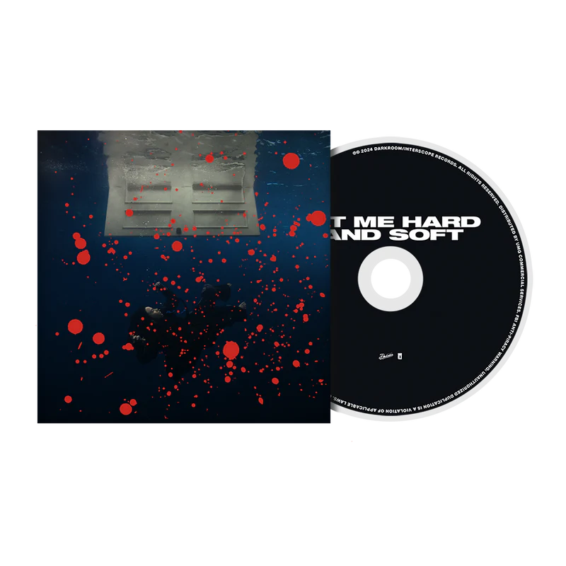 Billie Eilish - Hit me hard and soft, CD pintado por Billie, Edición limitada.