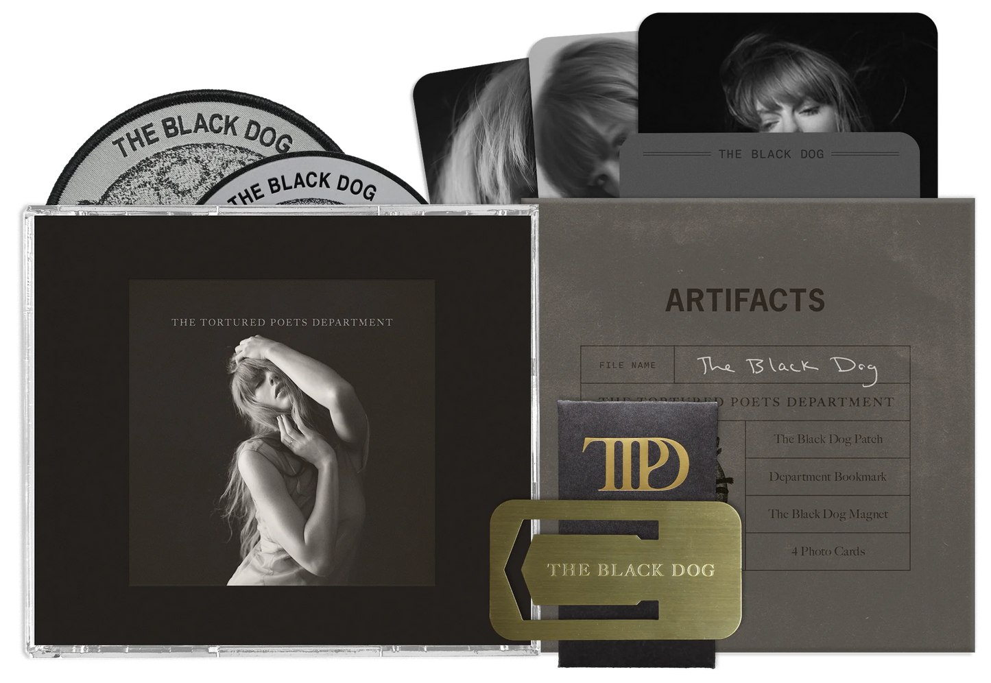 Taylor Swift - The Tortured Poets Department Collector's Edition Deluxe CD + Bonus Track "The Black Dog"