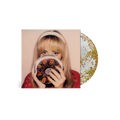 Sabrina Carpenter - Vinilo Fruitcake disco líquido lleno de purpurina verde y roja